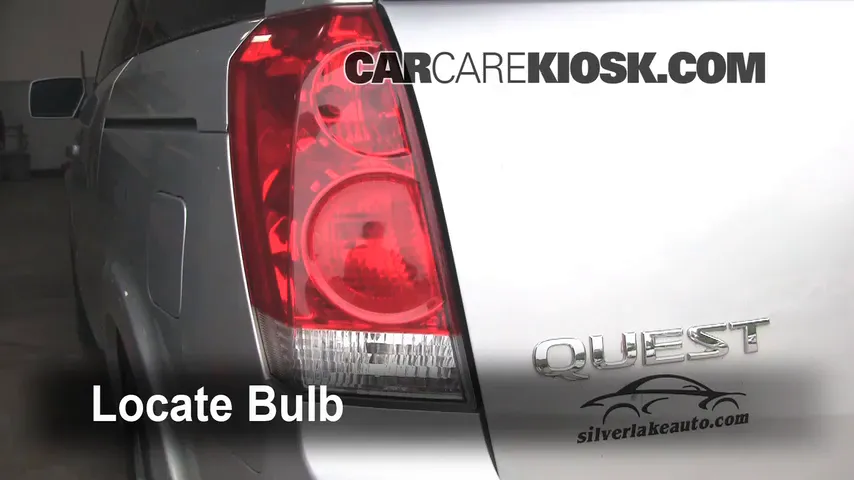2006 Nissan Quest S 3.5L V6 Lights Reverse Light (replace bulb)